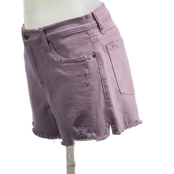 PISTOLA Women's Shorts Lavender Denim Mid-Rise 5 Pocket Stretch Size 30 - Picture 4 of 10